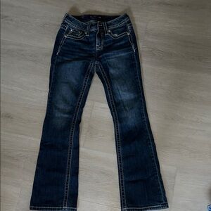 Miss Me Dark Blue Flare Jeans